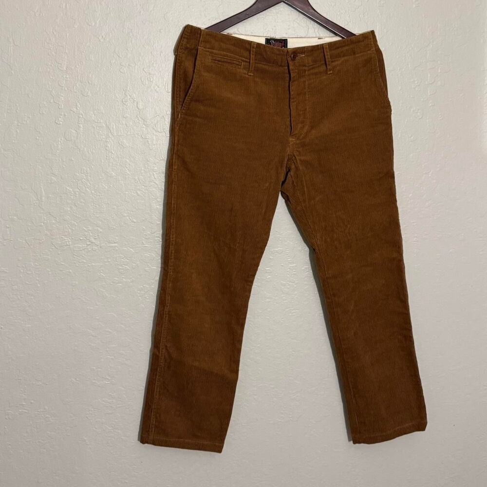 Woolrich Brown corduroy trousers with a relaxed fit 31